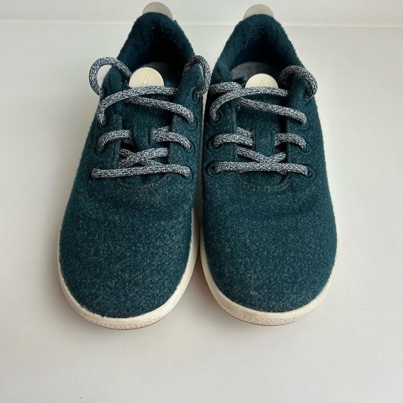 Allbirds Wool Runners - Teal and Cream SIZE 7 - Picture 4 of 8